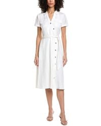 KARL LAGERFELD - Midi Faux Surplice Dress - Lyst