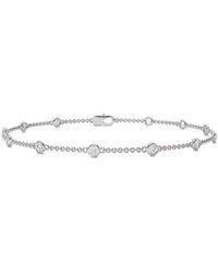 Lab Grown Diamonds - 14K 1.00 Ct. Tw. Lab-Grown Diamond Bracelet - Lyst