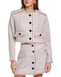 Toccin - Lainey Cropped Tweed Jacket - Lyst