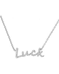 Diana M. Jewels - Fine Jewelry 14k 0.17 Ct. Tw. Diamond Necklace - Lyst