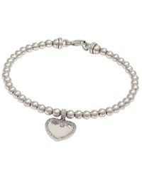 Diamond Select Cuts - Heart 0.10 Ct. Tw. Diamond Bangle Bracelet - Lyst
