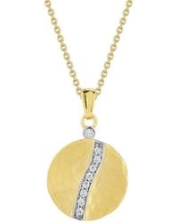 Reiss - 14k 0.10 Ct. Tw. Diamond Round Sliding Necklaces - Lyst