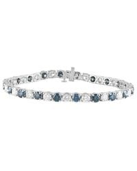 Lab Grown Diamonds - 14K 10.25 Ct. Tw. Lab-Grown Diamond Fashion Bracelet - Lyst