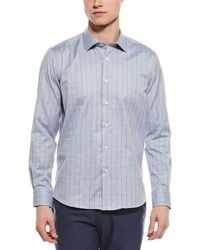 Scott Barber - Mélange Dobby Pane Shirt - Lyst