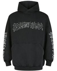 Balenciaga - Diy Metal Logo Hoodie - Lyst