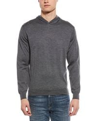 Peter Millar - Wool-Blend Hoodie Sweater - Lyst