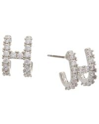 Juvell - 18K Plated Cz Fancy Earrings - Lyst