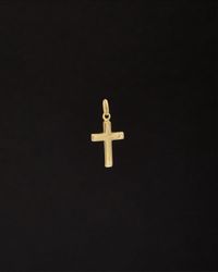 Italian Gold - 14k Cross Pendant - Lyst