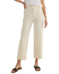 Bella Dahl - Wide Leg Crop Pant - Lyst