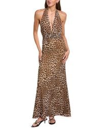 Bardot - Elera Printed Mesh Maxi Dress - Lyst