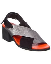 Arche - Vayest Leather & Suede Sandal - Lyst