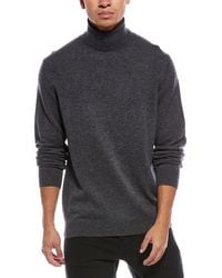 Brodie Cashmere - Classic Wool & Cashmere-Blend Turtleneck Sweater - Lyst