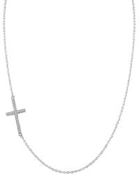 Reiss - 14K 0.27 Ct. Tw. Diamond Jerusalem Cross Necklace - Lyst