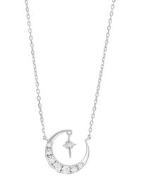 Savvy Cie - Cz Stackable Necklace - Lyst