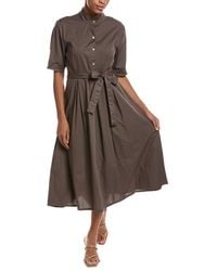 Persaman New York - Midi Shirtdress - Lyst