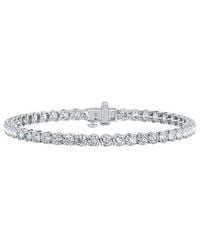 Lab Grown Diamonds - 14K 8.00 Ct. Tw. Lab-Grown Diamond Tennis Bracelet - Lyst