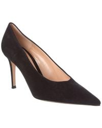 Gianvito Rossi - Robbie 85 Suede Pump - Lyst