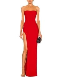 VERA DOLINI - Solid Maxi Dress - Lyst