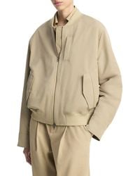 Vince - Relaxed Tech Bomber Jacket - Lyst
