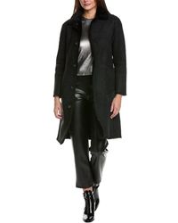 AllSaints - Serra Shearling Coat - Lyst