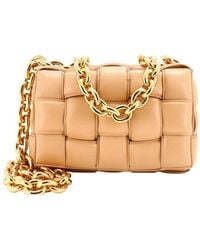 Bottega Veneta - Padded Maxi Intrecciato Leather Cassette Chain Crossbody (Authentic Pre-Loved) - Lyst