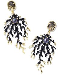 Kendra Scott - Shea 14K Cz Statement Earrings - Lyst