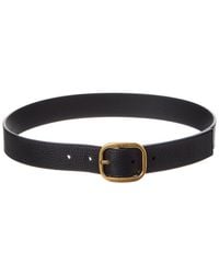 Loewe - Rounded Leather Belt - Lyst