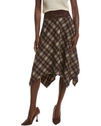 HUNTER - Plaid Handkerchief Skirt - Lyst