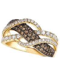 Le Vian - Le Vian Chocolatier 14K 1.10 Ct. Tw. & Diamond Ring - Lyst