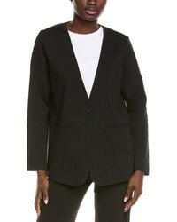 Eileen Fisher - V-Neck Long Jacket - Lyst