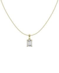 Lab Grown Diamonds - 14K 1.50 Ct. Tw. Lab-Grown Diamond Solitaire Pendant Necklace - Lyst