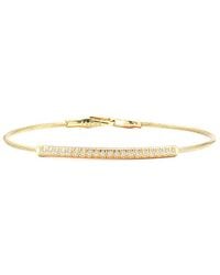 Reiss - 14k 0.19 Ct. Tw. Diamond Wire Bangle - Lyst