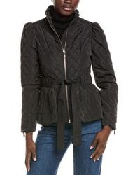 Kensie - Quilted Peplum Jacket - Lyst