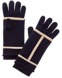 Hannah Rose - Jersey Roll Welt Cashmere Gloves - Lyst