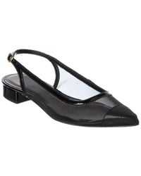M by Bruno Magli - Polina Mesh & Leather Slingback Pump - Lyst