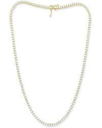 Diana M. Jewels - Fine Jewelry 14k 8.00 Ct. Tw. Diamond Tennis Necklace - Lyst
