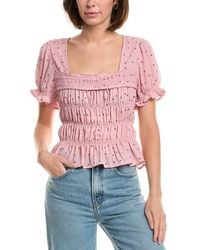 Free People - Adore You Blouse - Lyst
