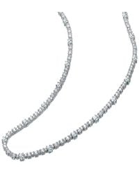 Rachel Glauber - Diamond Cz Chain Necklace - Lyst