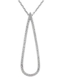 Diamond Select Cuts - 0.01 Ct. Tw. Diamond Necklace - Lyst
