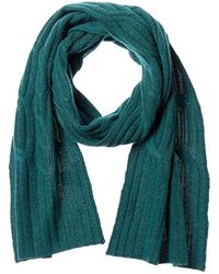 Hannah Rose - Wide Cable Cashmere Scarf - Lyst