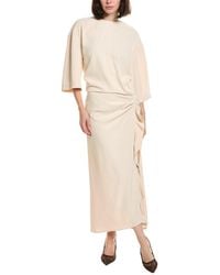 HL Affair - Short Sleeve Midi Dress - Lyst