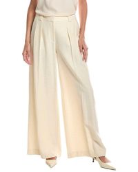 Lafayette 148 New York - Wyatt Wool, Silk & Linen-Blend Wide Leg Pant - Lyst