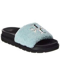 Tory Burch - Everly Shearling Flat - Lyst