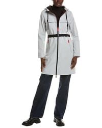 HUNTER - Reina Softshell Mid-Length Novelty Belt Coat - Lyst