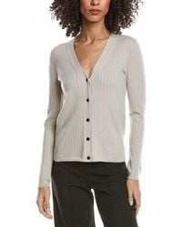 Theory - Wide Rib Cardigan - Lyst