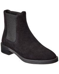 Stuart Weitzman - Sondra Sleek Suede Bootie - Lyst