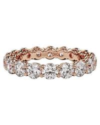 Lab Grown Diamonds - 14K Rose 3.00 Ct. Tw. Lab-Grown Diamond Ring - Lyst