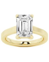 Lab Grown Diamonds - 14K 4.00 Ct. Tw. Lab-Grown Diamond Solitaire Engagement Ring - Lyst
