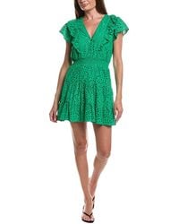 LAYERED WITH LOVE - Eyelet Tiered Mini Dress - Lyst