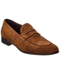 Isaia - Suede Loafer - Lyst